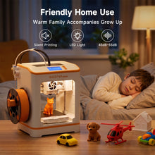Load image into Gallery viewer, WEEFUN TINA2C 3D Printer for Beginners, Fully Assembled with WiFi Cloud Print, APP Smart Control Mini 3D Printer for Beginners and Kids, Auto Leveling DIY 3D Printers Fully Open Source for Home, School
