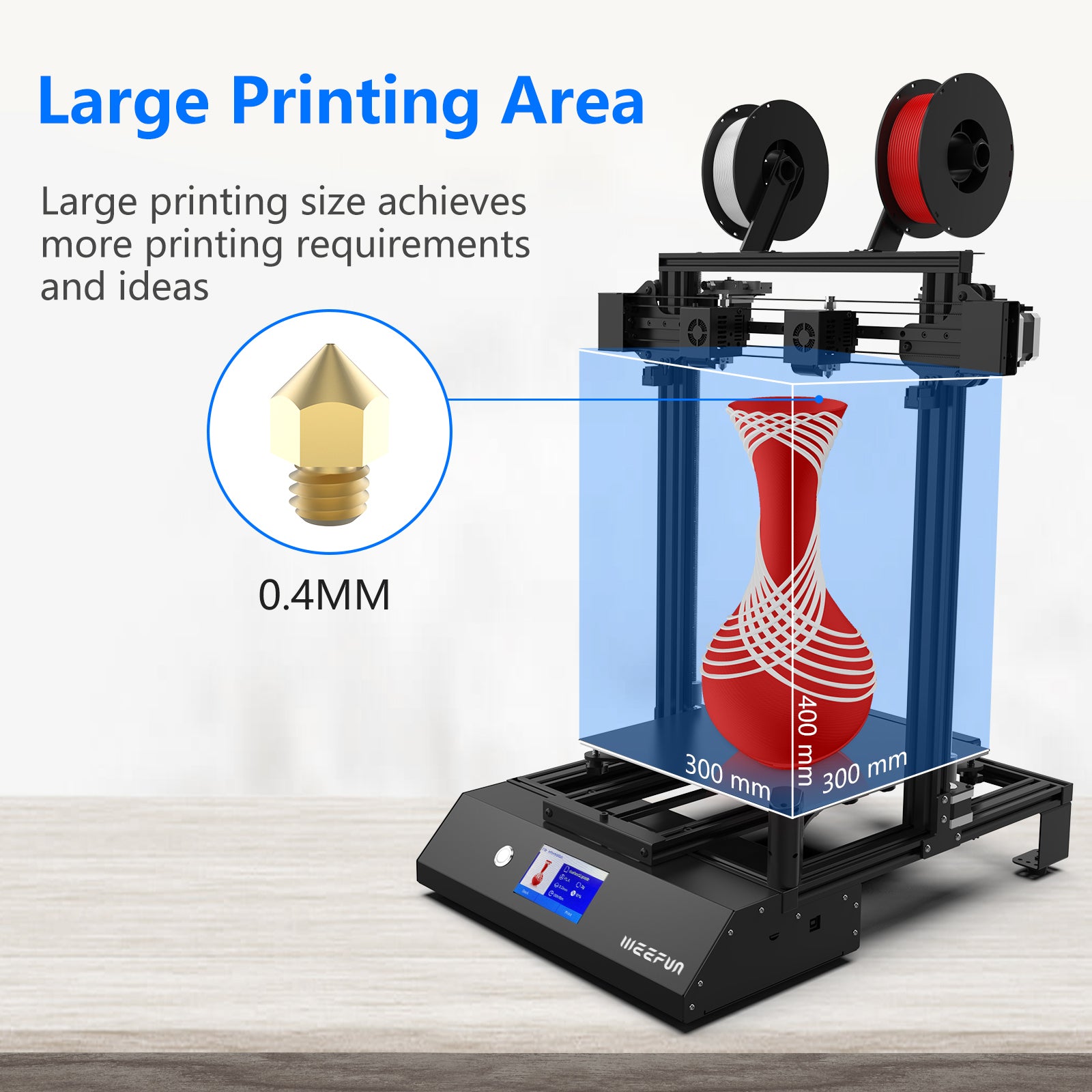 X40 Printer X40 IDEX 3D Printer – WEEFUN